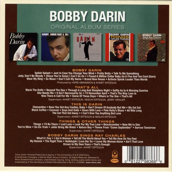 Bobby Darin : Original Album Series (Box, Comp + CD, Album, RE + CD, Album, RE + CD, Al)