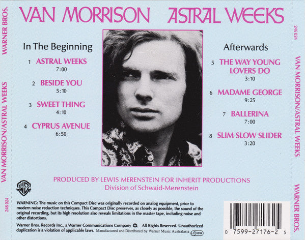 Van Morrison : Astral Weeks (CD, Album, RE)