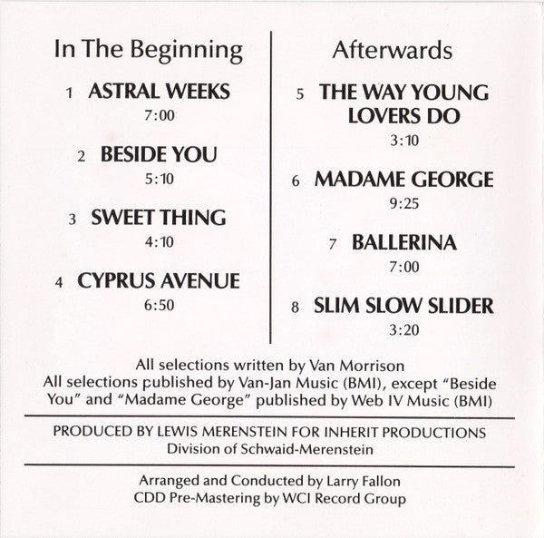 Van Morrison : Astral Weeks (CD, Album, RE)