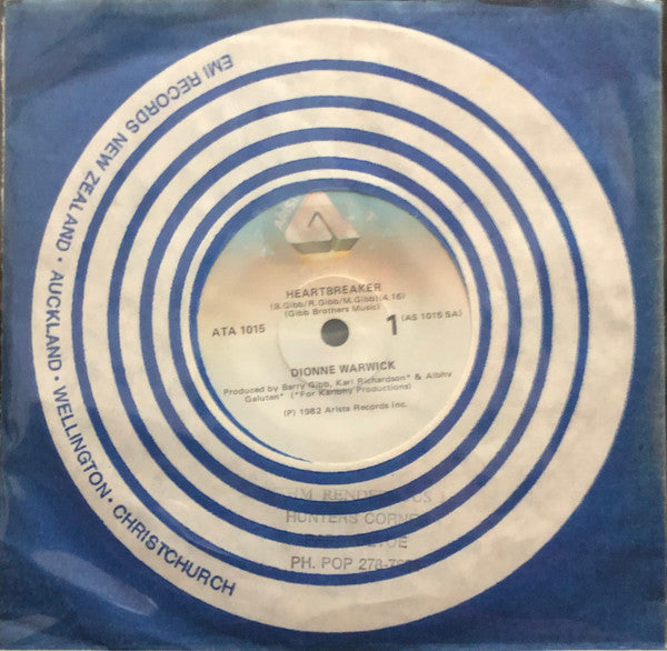 Dionne Warwick : Heartbreaker (7", Single)