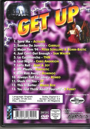 Various : Get Up (DVD-V, Multichannel, PAL)