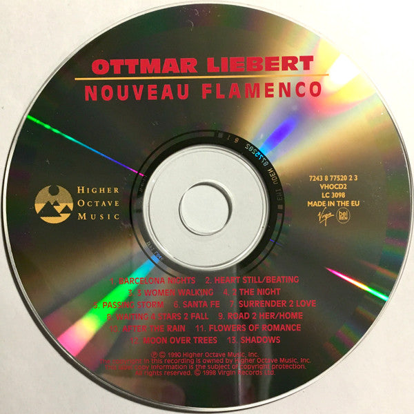 Ottmar Liebert : Nouveau Flamenco (CD, Album, RE)
