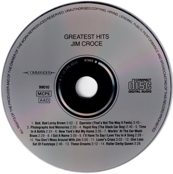 Jim Croce : Greatest Hits (CD, Comp)