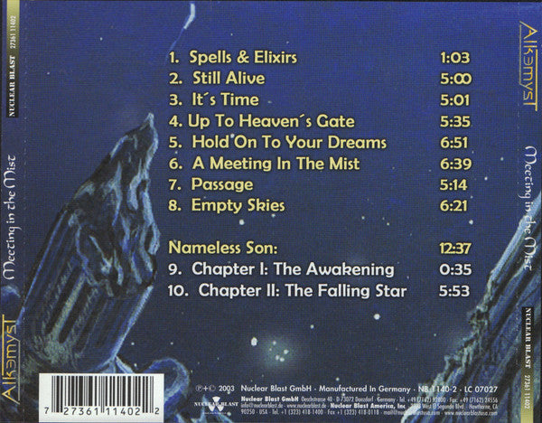 Alkemyst : Meeting In The Mist (CD, Album)