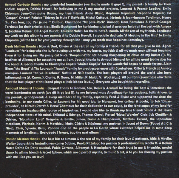 Alkemyst : Meeting In The Mist (CD, Album)
