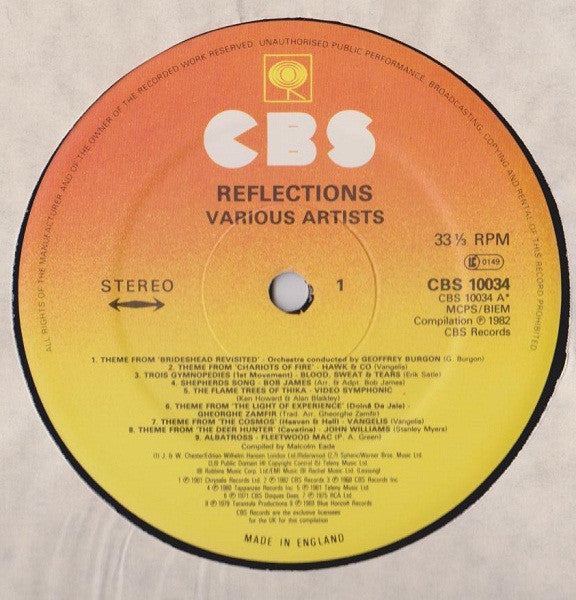 Various : Reflections (LP, Comp)
