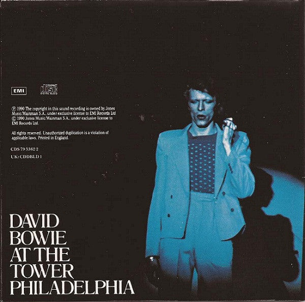 David Bowie : David Live (David Bowie At The Tower Philadelphia) (2xCD, Album, RE, RM)