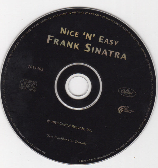 Frank Sinatra : Nice 'N' Easy (CD, Album, RE)