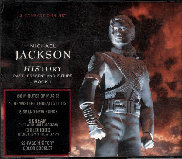 Michael Jackson : HIStory - Past, Present And Future - Book I (CD, Album, RE, Gol + CD, Comp, Gol)