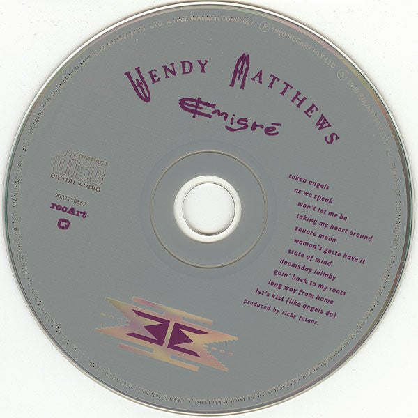 Wendy Matthews : Emigré (CD, Album, RE)