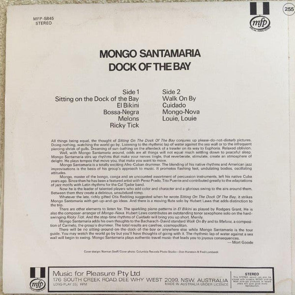 Mongo Santamaria : Dock Of The Bay (LP, Comp)