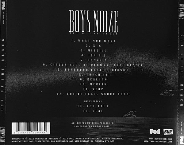 Boys Noize : Out Of The Black (CD, Album, Dlx)