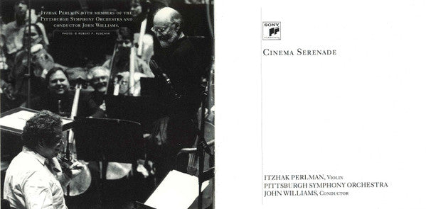 Perlman* - Williams* - Pittsburgh Symphony Orchestra : Cinema Serenade (CD, Album)