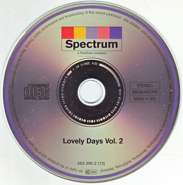 Various : Lovely Days Vol. 2: Sexy Nights (CD, Comp)