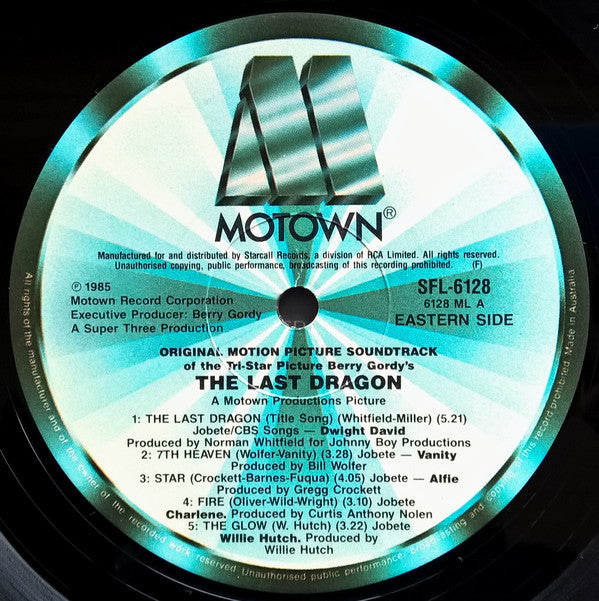 Various : Berry Gordy's The Last Dragon (Original Motion Picture Soundtrack) (LP)