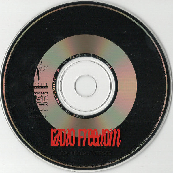 Radio Freedom : Is This Love (CD, Single)