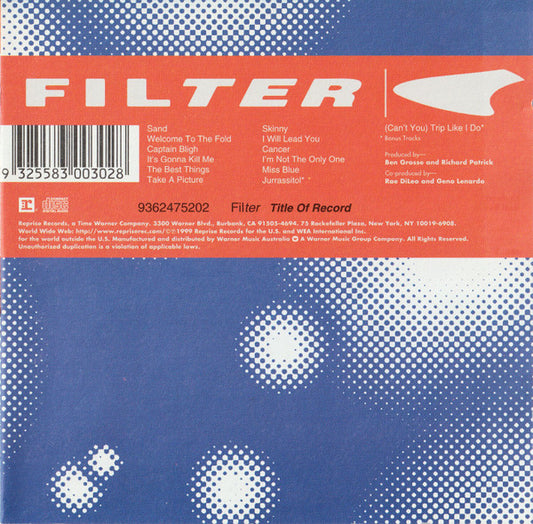 Filter (2) : Title Of Record (CD, Album)