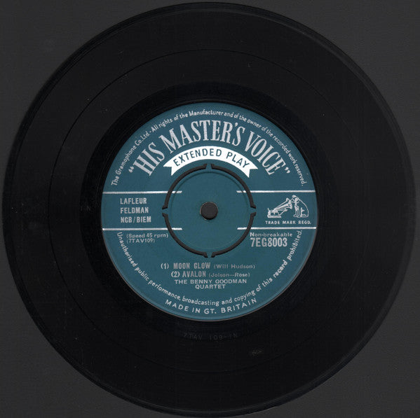 The Benny Goodman Quartet : Stompin' At The Savoy (7", EP)