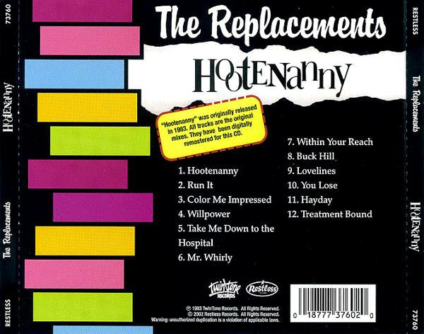 The Replacements : Hootenanny (CD, Album, RE, RM)