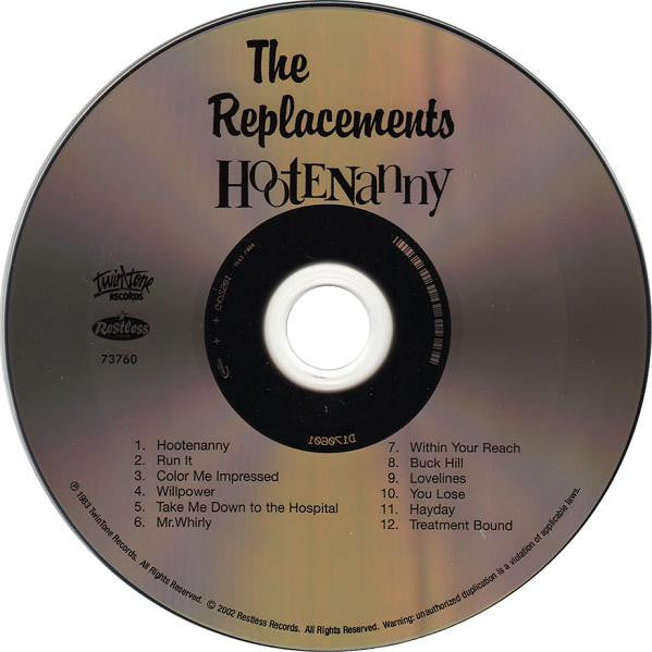 The Replacements : Hootenanny (CD, Album, RE, RM)