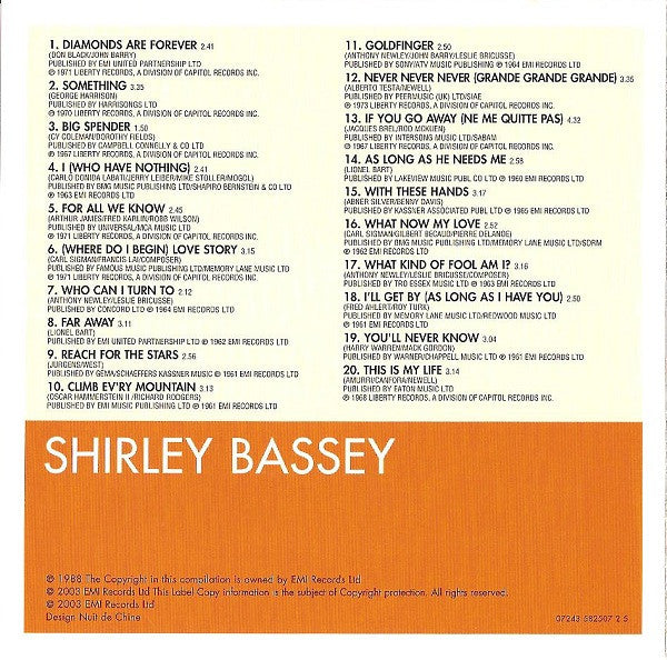 Shirley Bassey : The Essential (CD, Comp, Copy Prot.)