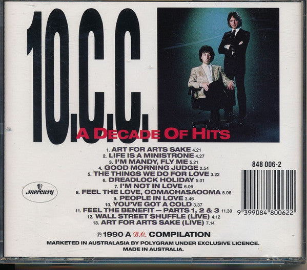 10cc : A Decade Of Hits (CD, Comp)