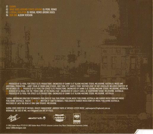 1200 Techniques : Karma (What Goes Around Comes Around) (CD, EP)