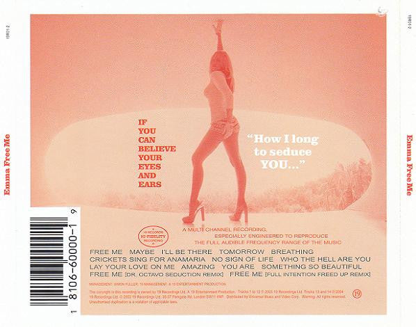 Buy Emma* Free Me (CD, Album) Online for a great price – Glitter