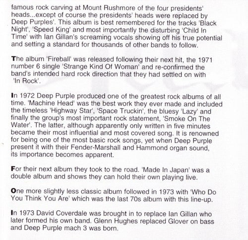 Deep Purple : Purplexed (CD, Comp)