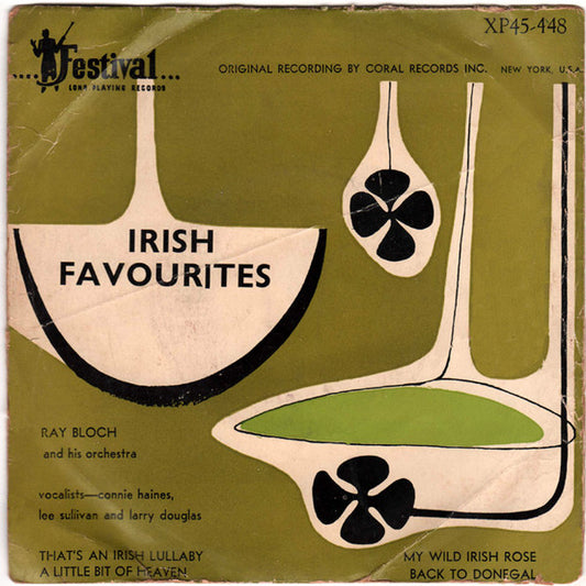 Ray Bloch And His Orchestra : Irish Favourites (7", EP)