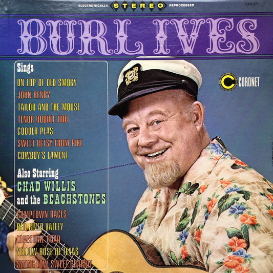 Burl Ives / Chad Willis And The Beachstones : Burl Ives Sings (LP)