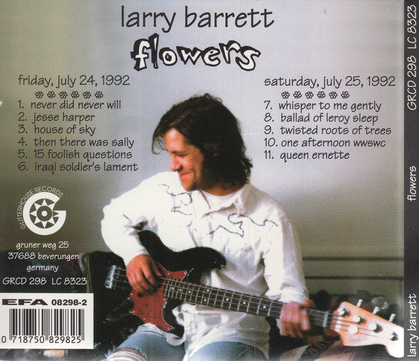 Larry Barrett : Flowers (CD, Album)