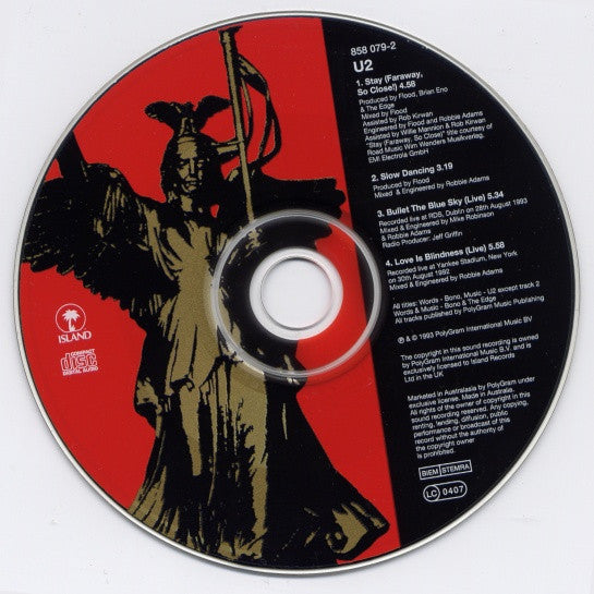 U2 : Stay (Faraway, So Close!) - The Live Format (CD, Single, Dig)