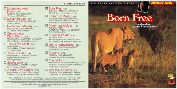 James Last : Born Free... Und Andere Große Filmmelodien (CD, Comp)
