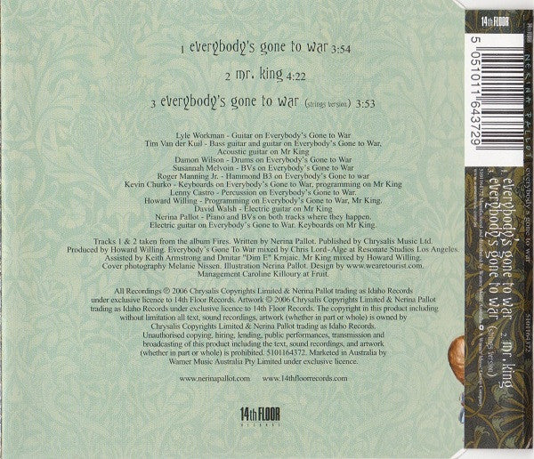 Nerina Pallot : Everybody's Gone To War (CD, Single)