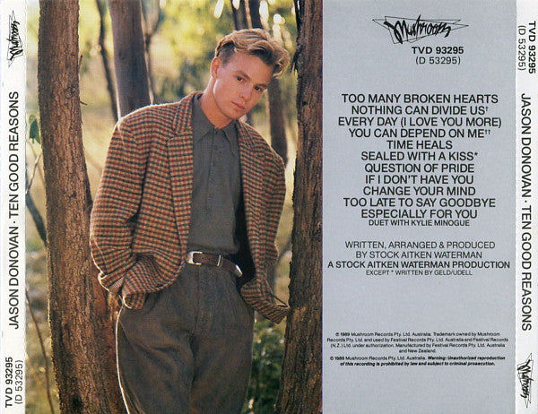 Jason Donovan : Ten Good Reasons (CD, Album)