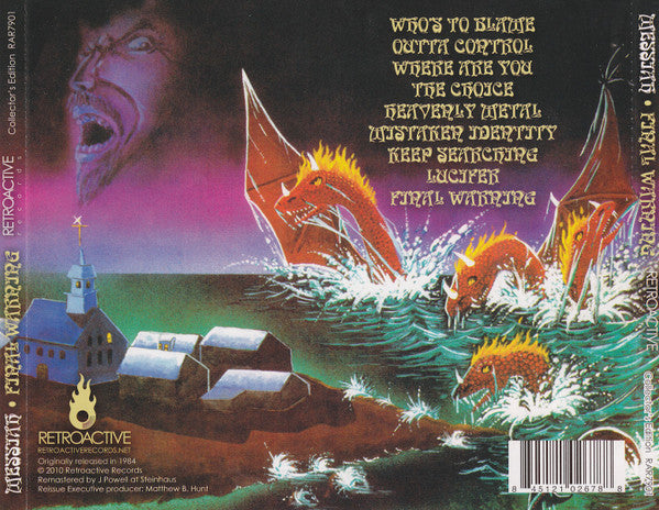 Messiah (18) : Final Warning (CD, Album, RE, RM)