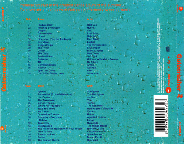 Various : Gatecrasher Wet (2xCD, Comp, Mixed)
