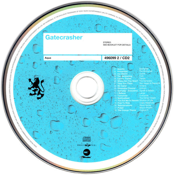 Various : Gatecrasher Wet (2xCD, Comp, Mixed)
