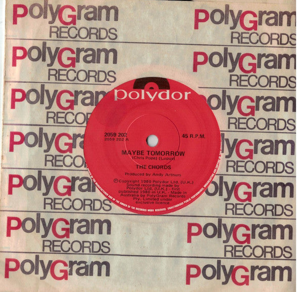 The Chords (2) : Maybe Tomorrow (7")