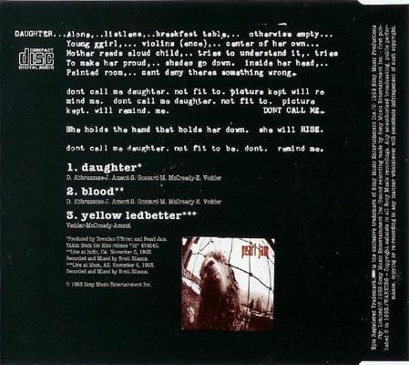 Pearl Jam : Daughter (CD, Maxi)