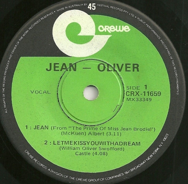Oliver (6) : Jean (7", EP)