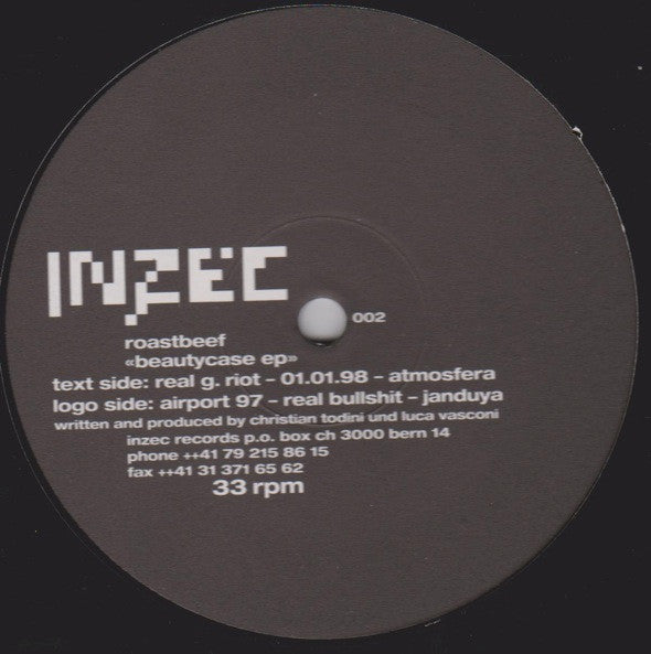 Roastbeef : Beautycase EP (12", EP)