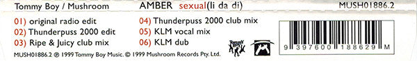 Amber : Sexual (Li Da Di) (CD, Single)