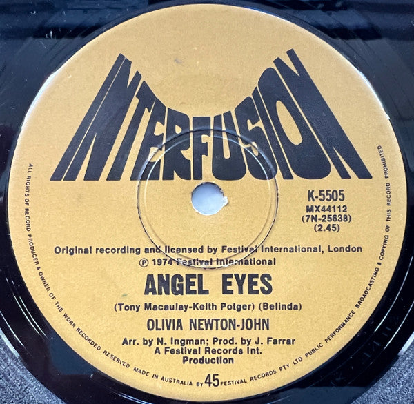 Olivia Newton-John : Long Live Love (7", Single)