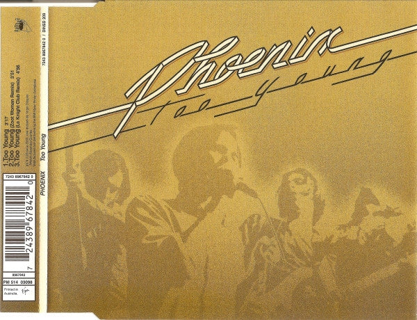 Phoenix : Too Young (CD, Maxi)