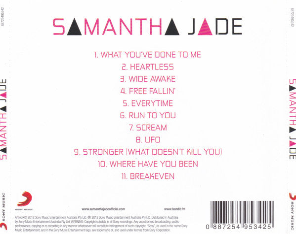 Samantha Jade : Samantha Jade (CD, Album)