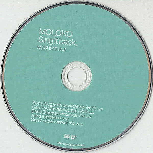 Moloko : Sing It Back (CD, Maxi)