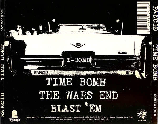 Rancid : Time Bomb (CD, Single)