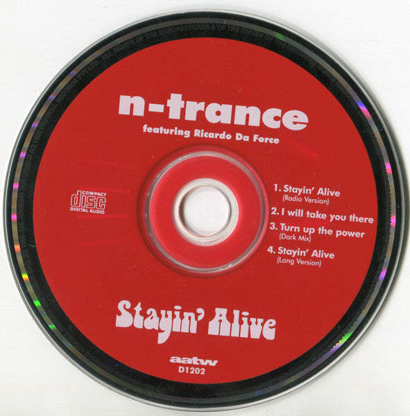 N-Trance Featuring Ricardo Da Force : Stayin' Alive (CD, Single)